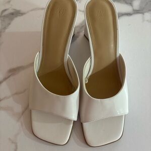 H&M Women's White Mules